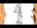 Como Desenhar o Wade de Kick Buttowski | Passo a Passo Simples e Fácil