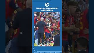 2026 World Cup Trophy Presentation to Spain, Trump Booed by Argentina Fans