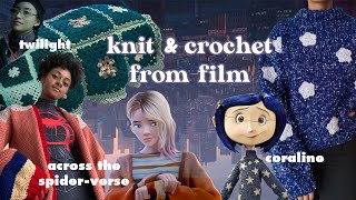 🎬 Crocheting & Knitting Pieces from Film | Coraline, Across the Spider-Verse, Twilight