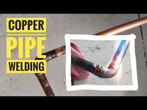 How to welding COPPER PIPE (air-condtional) || Cara untuk mematri PAIP TEMBAGA (penghawa dingin)