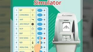 Dummy EVM for election campaign