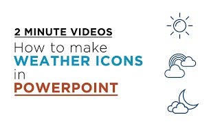 Making Weather icons in Powerpoint in just 2 mins | Advanced Powerpoint Tutorials | The Office Guy
