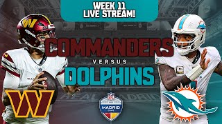 Dolphins Vs Commanders Live Nfl 2025 Miami Vs Washington Full Match