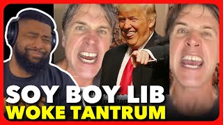 BETA MALE LOSES IT Over Police Officers Supporting Trump