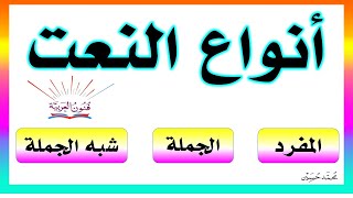 أنواع النعت (الصفة ) سلسلة تعلم الإعراب 33