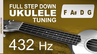 432 Hz Full Step Down ukulele tuning  |  Softer and more ambient sound. screenshot 5