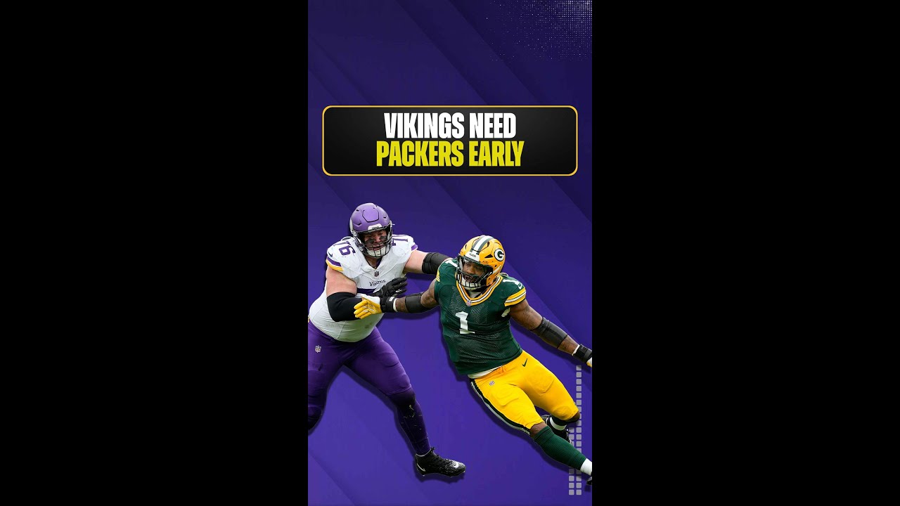 Getting the #Packers early could be a huge advantage for the #Vikings this season. #SKOL #NFL