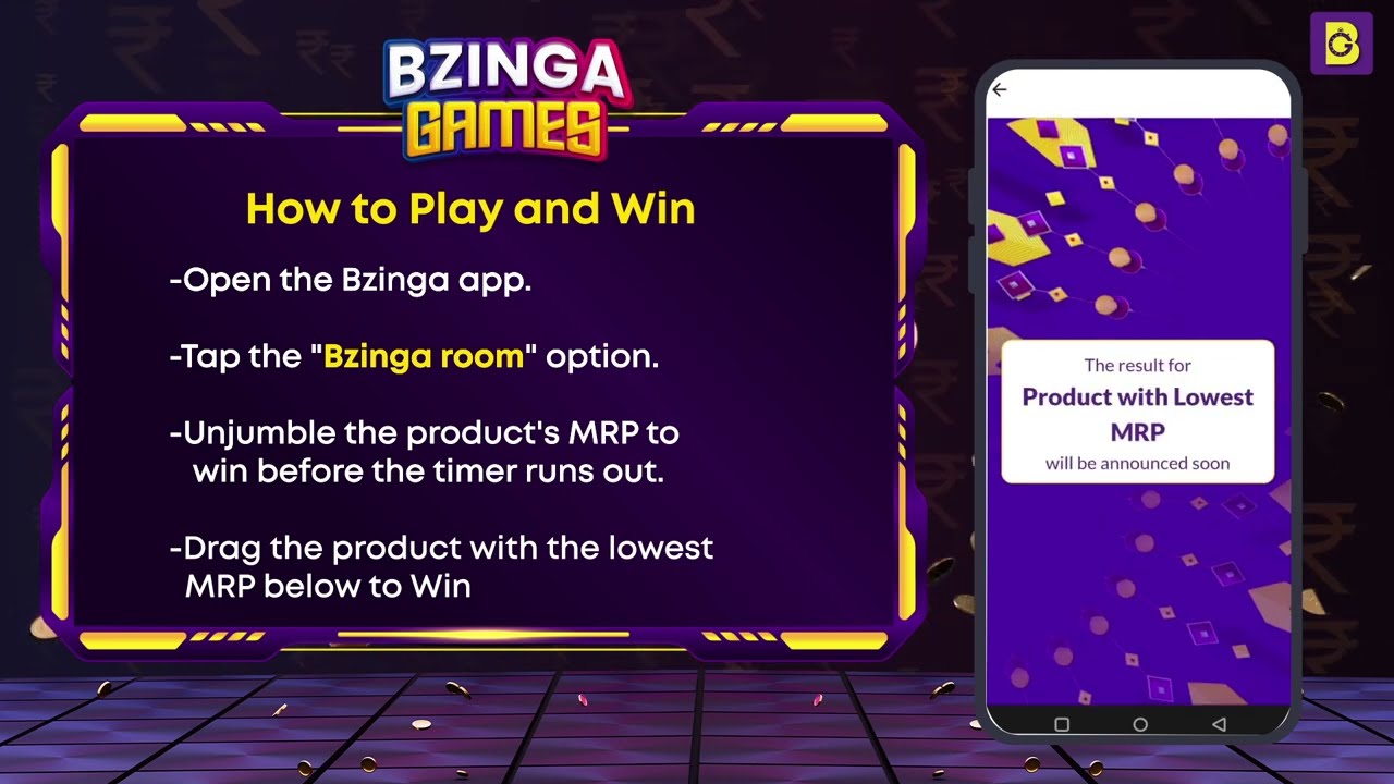 Bzinga Game Play