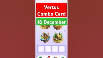 Vertus Combo 16 December | Vertus Daily Combo | Vertus today Combo l