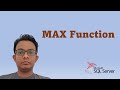 How to Write MAX Function in SQL Server