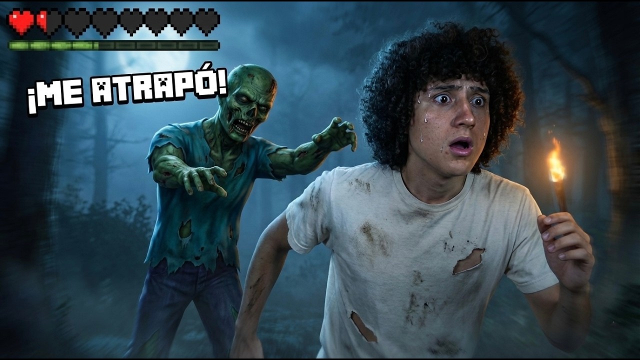 SOBREVIVI A LA NOCHE 1 DE MINECRAFT EN LA VIDA REAL
