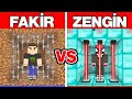 ZENGİN VS FAKİR HAPİSHANE YAPI KAPIŞMASI - Minecraft