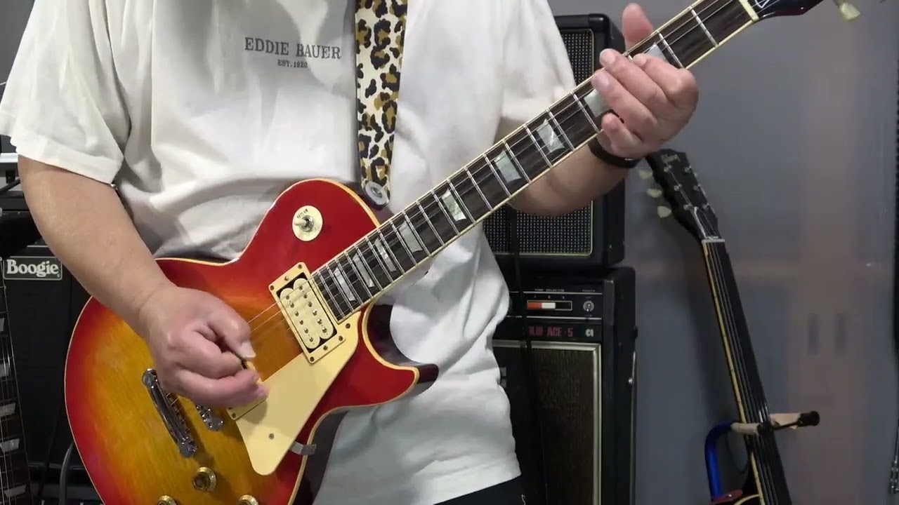 kissy's Guitar Collections】AriaProII LeoPard LS 800VD 1980年 改2
