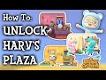 How to unlock harvs plaza  animal crossing new horizons