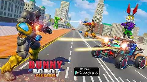 Bunny Robot Car Game – Buggy Robot wars Game