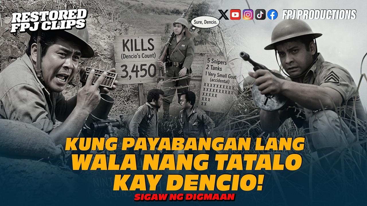 Kung payabangan lang ang Usapan wala nang tatalo kay Dencio. | Sigaw ng Digmaan | Fernando Poe Jr.