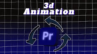 كيف تحرك اي شيء 3D في اقل من دقيقة | How to Spinning Anything in Adobe premiere