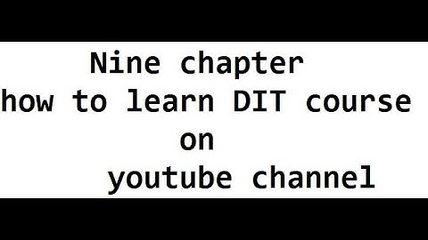 How to learn Computers- DIT in Urdu/DIT complete course lecture 9