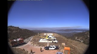 This animation shows a fire at topanga canyon near los angeles, as
seen from the north pointing camera 69bravo site. video was encoded
once-p...