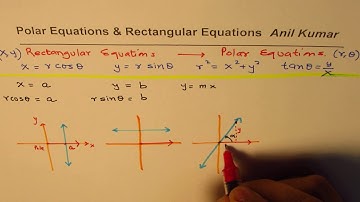 How to Convert Rectangular Equations to Polar Equations - EDEXCEL - GCSE - SAT