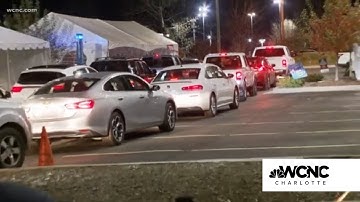 Long lines, empty shelves due to demand for COVID-19 tests