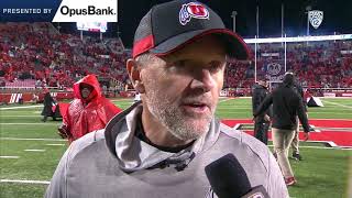 Kyle Whittingham breaks down Utah's 'lights out' defense in gritty win