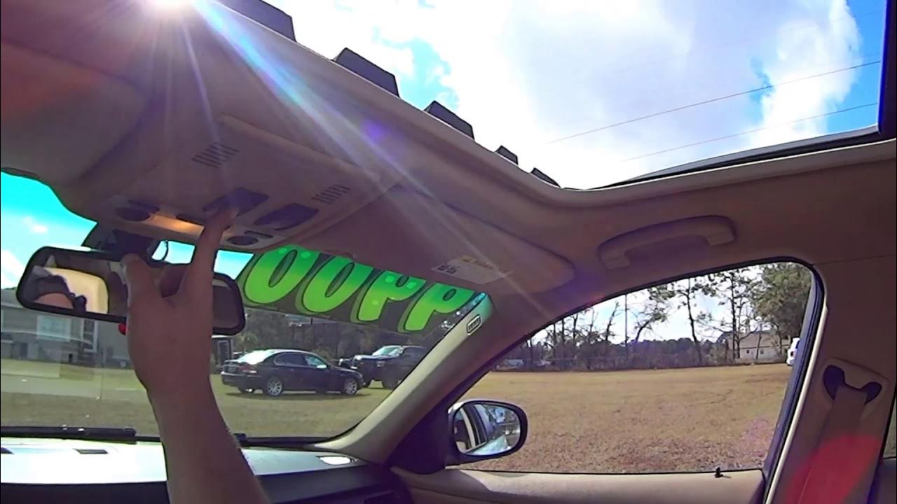 Quick Fix For Stuck and/or Sticking BMW Sunroofs YouTube