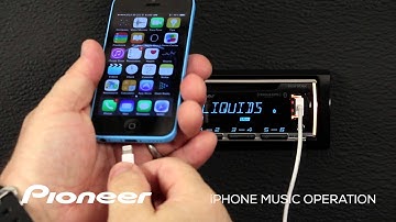 How To - DEH-X6700BS - iPhone Music Operation Wired and Wireless
