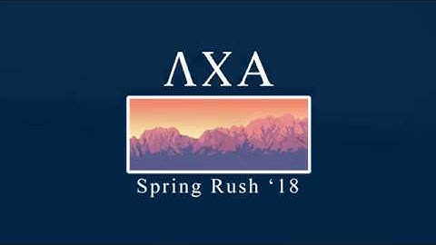 Rush Lambda Chi Alpha NMSU Spring 2018