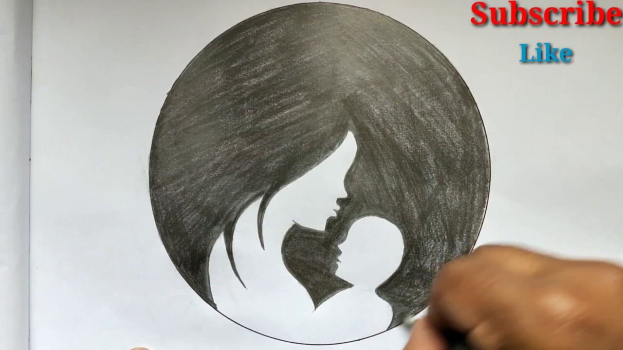 Mothers day special drawing for beginners / step by step Mother's ...