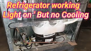 Refrigerator Light On But No Cooling How to Check and Fix Fridge Fault