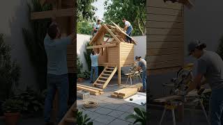 Building the Ultimate Backyard Dog House! 🛠️🐶