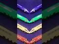 Colorful Bullet Train Toys Symmetrical Alignment 🚄🌈 #Shorts #ASMR