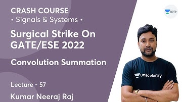 Convolution Summation | Lec 57 | Signals & Systems | Crash Course | GATE/ESE 2022