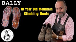 70 year old BALLY Hobnail boots #335