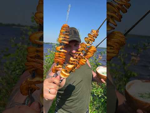 ЧИПСЫ НА МАНГАЛЕ🔥(рецепт в описании)