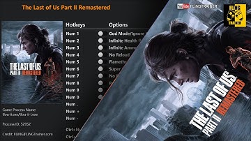 The Last of Us Part II Remastered Trainer - FLiNG | FLiNGTRAiNER