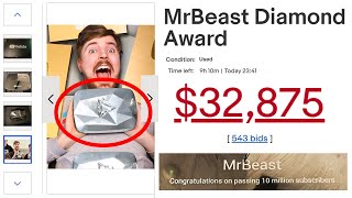 MrBeast's Diamond Play Button is on Ebay!