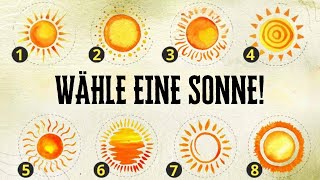 Wähle spontan deine Sonne und sei verblüfft, was sie über dich verrät!