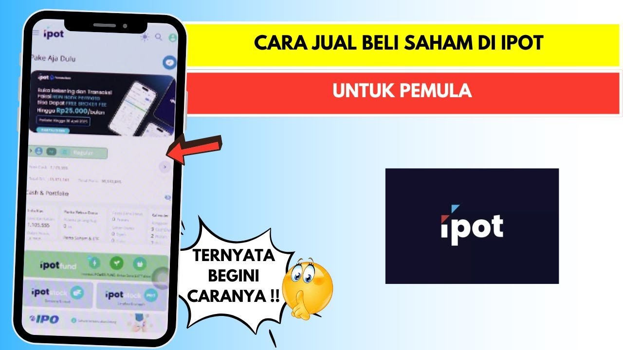 Tutorial Ipot Cara Jual Beli Saham di IPOT Untuk Pemula - YouTube