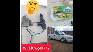 Installing a universal central lock on a TOYOTA Corolla