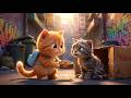 Kitten Helped Homeless Cat… What Happened Next Will Melt Your Heart