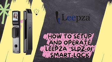 Leepza SLDZ-01: Motorized Smart Lock with App and Face Unlock Full Demo & Features.