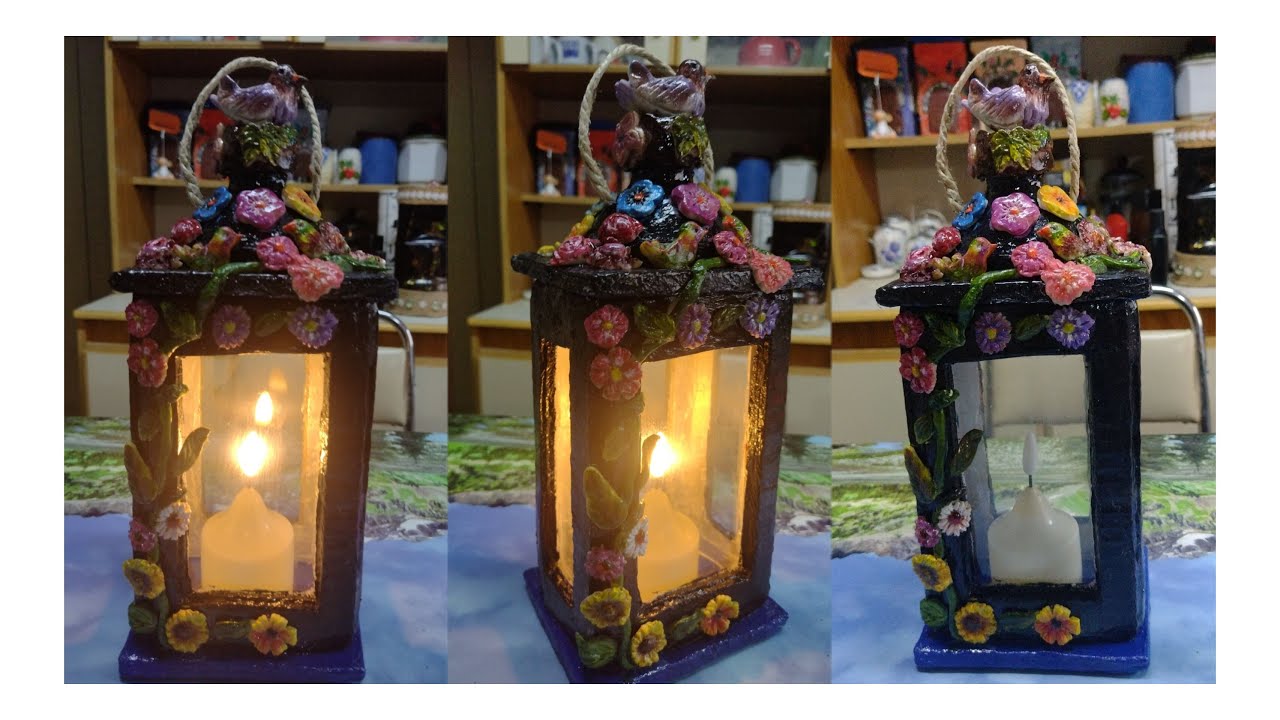 Ilumina tu hogar con este farol hecho de tetra Pak y cartón/farol sostenible