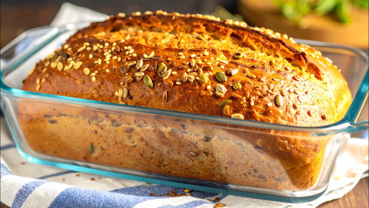 Kein Mehl, keine Hefe! Das gesündeste Brot, das du je backen wirst!