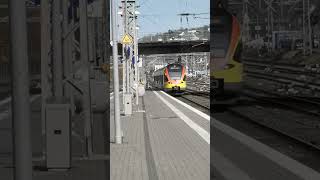Ausfahrt des HLB.RE99 nach Frankfurt am Main Hbf in Siegen Hbf (Samstag, 07.03.2026 / 13:56 Uhr) +2*
