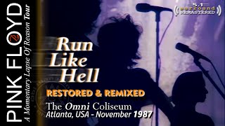 Pink Floyd - Run Like Hell | RESTORED &amp;🔈5.1 REMASTERED | Atlanta, USA - November 1987 | Multilingual