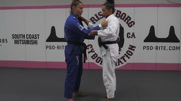 How To Do the Tani Otoshi Valley Drop Judo Takedown by LFA Dione Barbosa and UFC Star Cris Cyborg