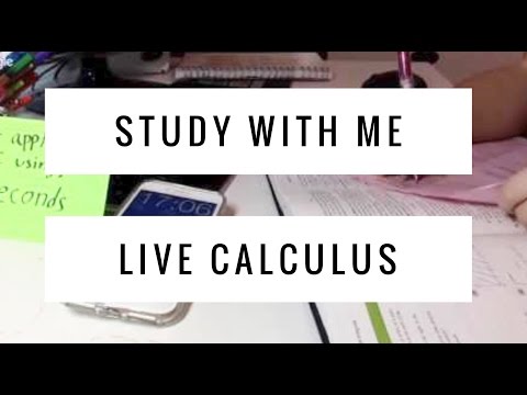 Study With Me Live/Real Time (Pomodoro Method) 2 hrs Calculus