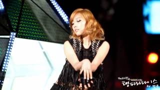 111229 SBS Gayo Daejun Thrust Stage Taeyeon